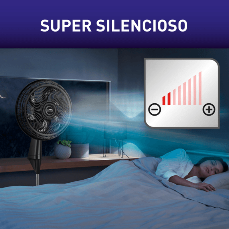 Ventilador de Coluna 40cm Arno VE6CX-TREME 6, 6 PÁS 140W 220V
